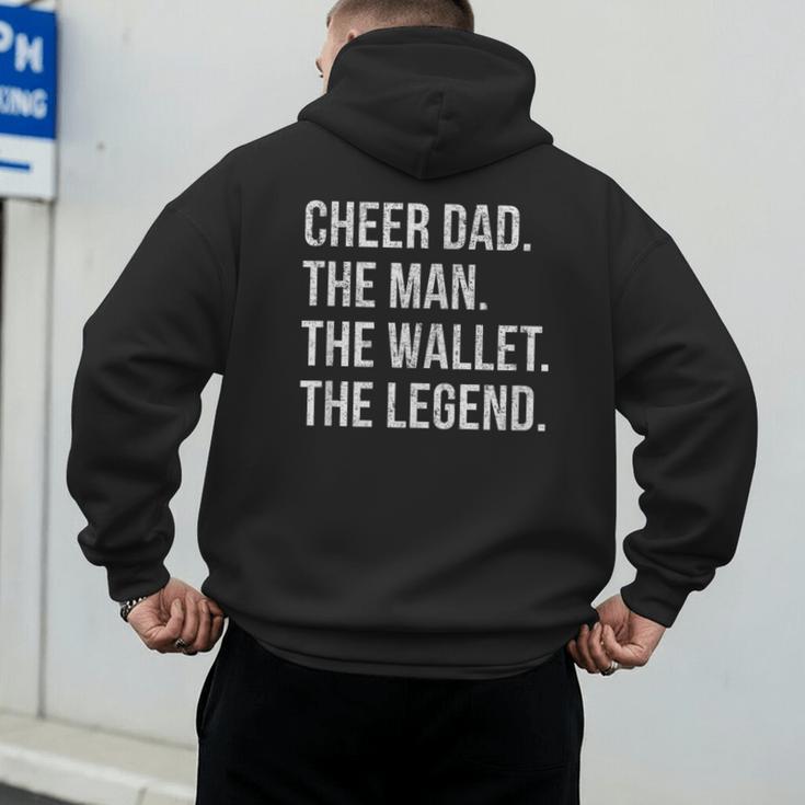 Cheer Dad Cheerleading Men's Hoodie Back Print
