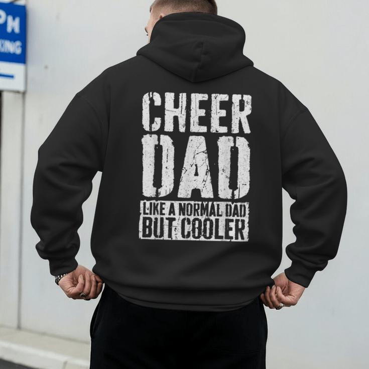 Cheer Dad Shirt Men Fathers Day Cheer Dad Men's Hoodie Back Print