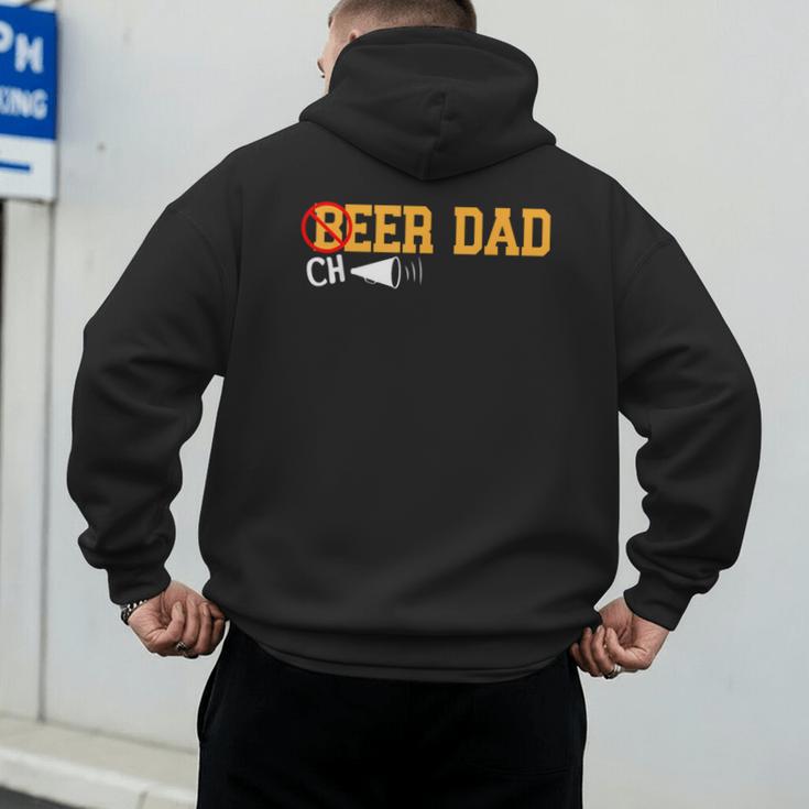 Cheerleader Dad Beer Cheerleading Cheer Dad Men's Hoodie Back Print