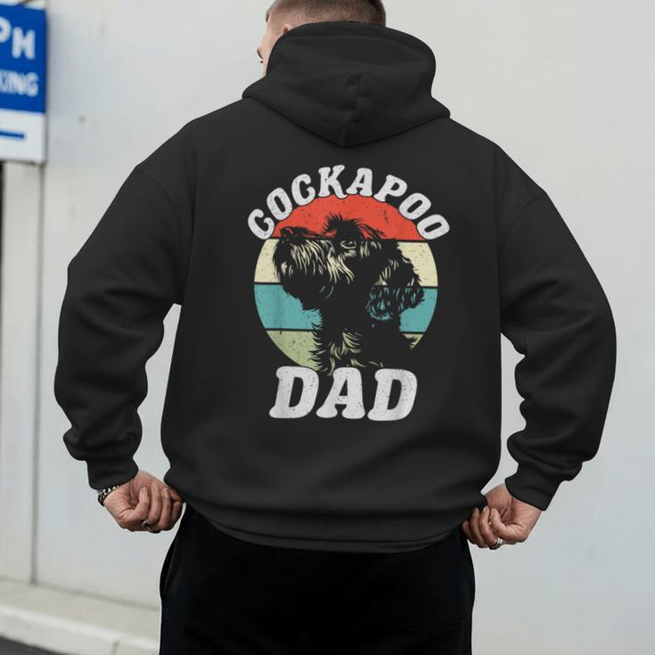 Cockapoo Dad Dog Father's Day Vintage Pet Men Women Kids Men's Hoodie Back Print