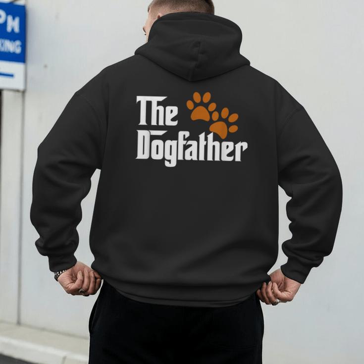 Cool Dog Dad Dog Father Shirt The Dogfather T-Shirt Men's Hoodie Back Print