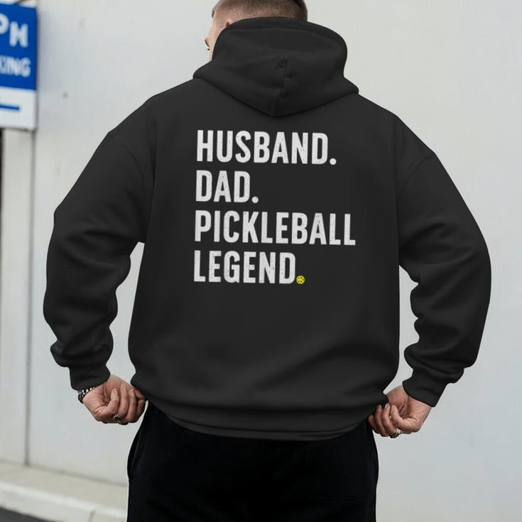 Cool Pickleball For Men Husband Dad Legend Pickleball Player Men's Hoodie Back Print Cool Pickleball For Men Husband Dad Legend Pickleball Player Men's Hoodie Back Print