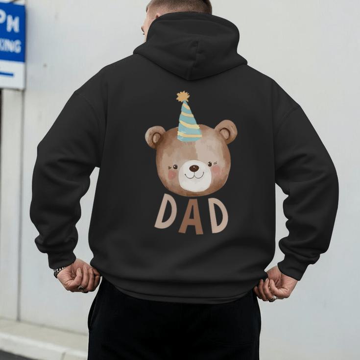 Dad Bear 1st Birthday Beary First Birthday Matching Family Men's Hoodie Back Print Dad Bear 1st Birthday Beary First Birthday Matching Family Men's Hoodie Back Print