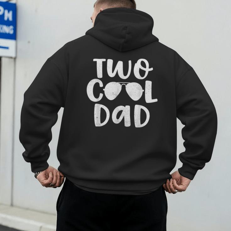 Dad Of The Birthday Boy Two Cool 2nd Bday Father Papa Daddy Men's Hoodie Back Print Dad Of The Birthday Boy Two Cool 2nd Bday Father Papa Daddy Men's Hoodie Back Print