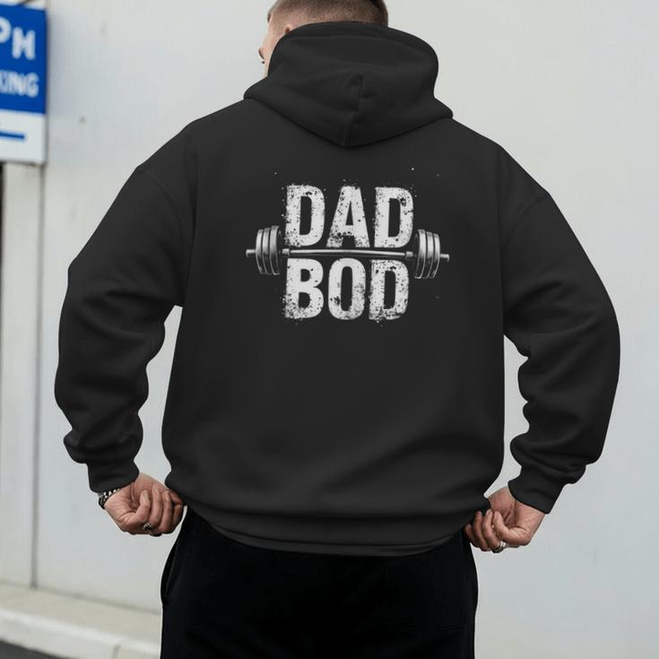 Dad Bod Men's Hoodie Back Print