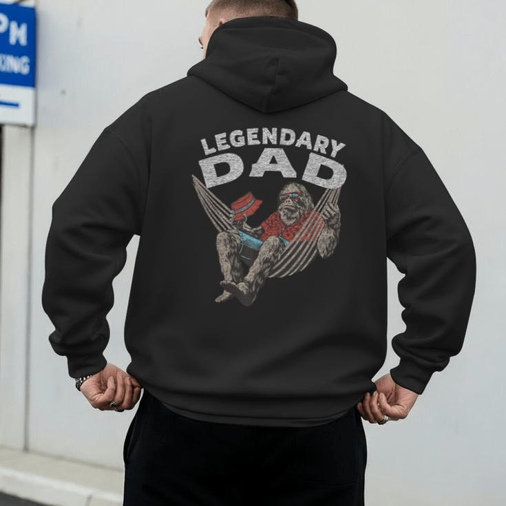 Dad Legendary Saying Men's Hoodie Back Print Dad Legendary Saying Men's Hoodie Back Print