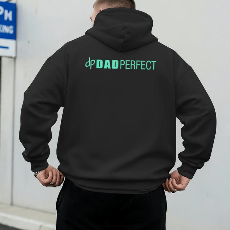 Dad Perfect Fathers Day Men's Hoodie Back Print