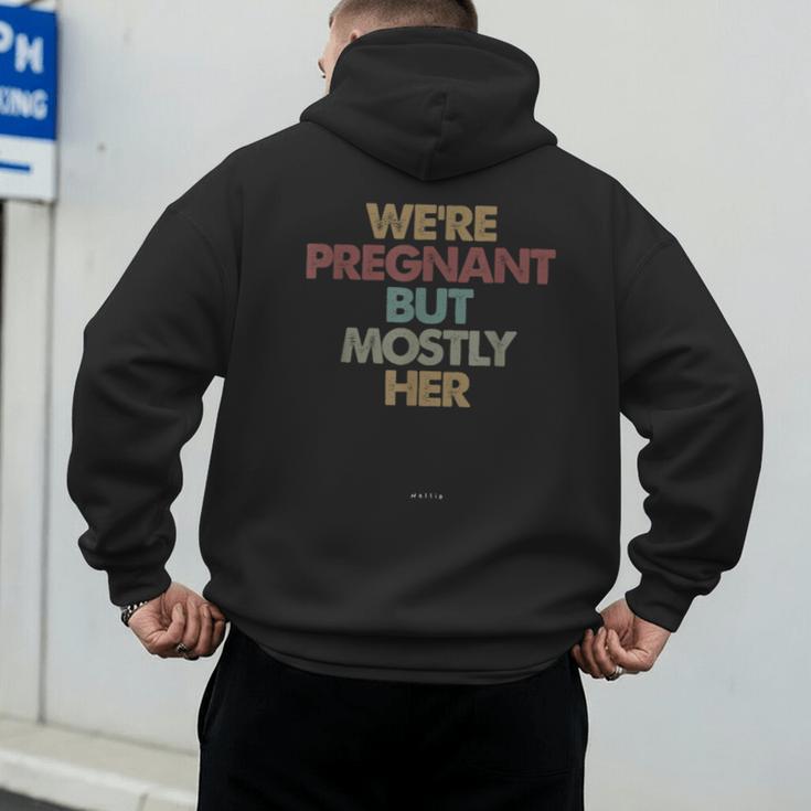 Dad To Be For Soon To Be Dad For New Dad Father Men's Hoodie Back Print