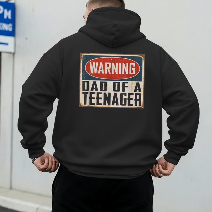 Dad Of a Teenager Official Teenager Matching Men's Hoodie Back Print