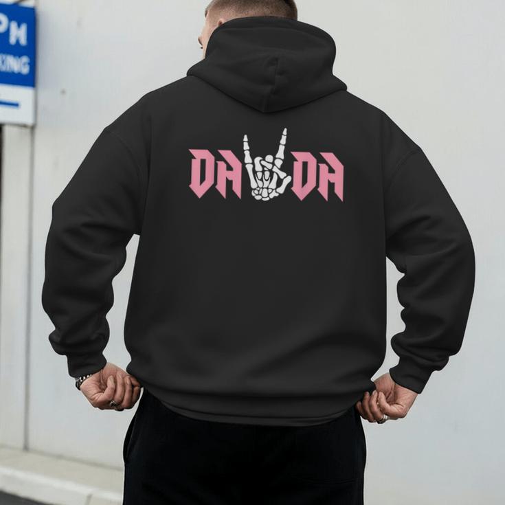 Dada Of The Bad Two The Bone Birthday 2 Years Old Birthday Men's Hoodie Back Print