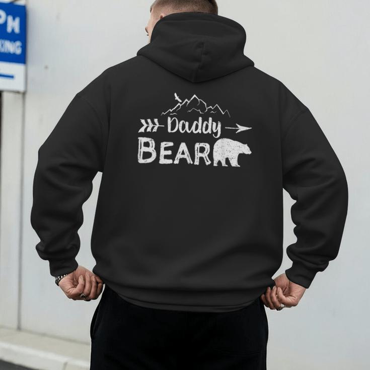 Daddy Bear Shirt Matching Family Mama Papa Bear Camping Men's Hoodie Back Print Daddy Bear Shirt Matching Family Mama Papa Bear Camping Men's Hoodie Back Print