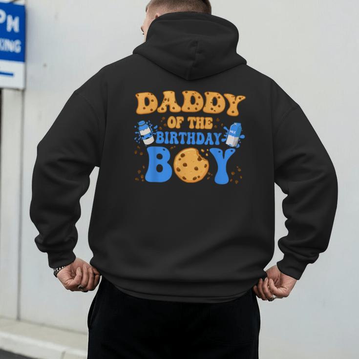 Daddy Of The Birthday Boy Milk And Cookies Lover Men's Hoodie Back Print Daddy Of The Birthday Boy Milk And Cookies Lover Men's Hoodie Back Print