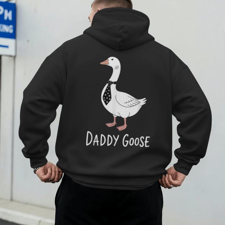 Daddy Goose Fun Father's Day Tee For Dad Men's Hoodie Back Print Daddy Goose Fun Father's Day Tee For Dad Men's Hoodie Back Print