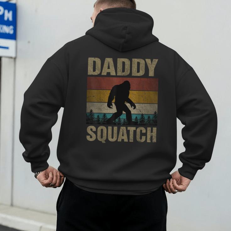 Daddy Squatch Bigfoot Dad Sasquatch Yeti Family Matching Men's Hoodie Back Print Daddy Squatch Bigfoot Dad Sasquatch Yeti Family Matching Men's Hoodie Back Print