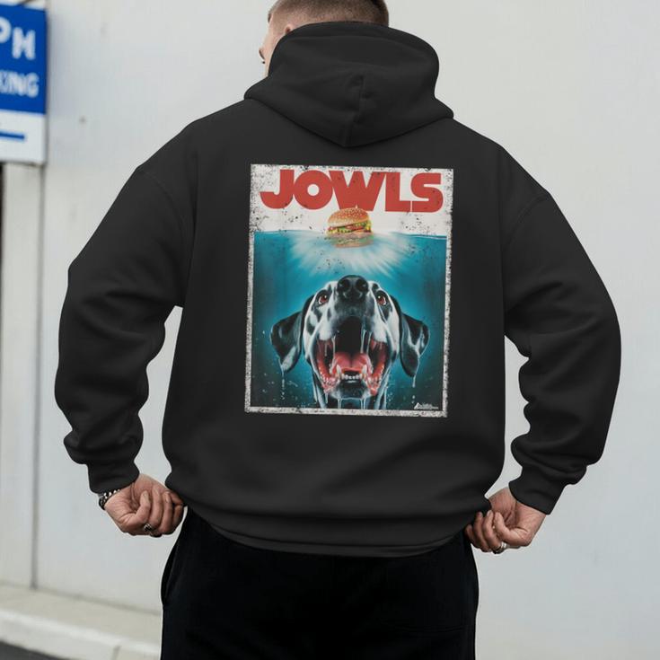 Dalmatian Jowls Cute Paws Spot Dog Mom Top Dog Dad Men's Hoodie Back Print