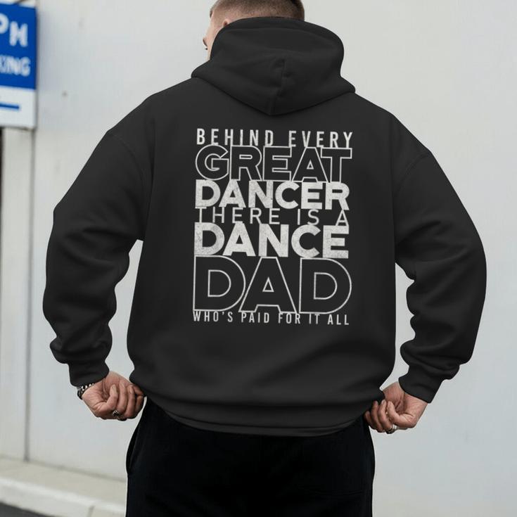 Dance Dad Shirt Proud Dancer Dancing Proud Father Men Men's Hoodie Back Print