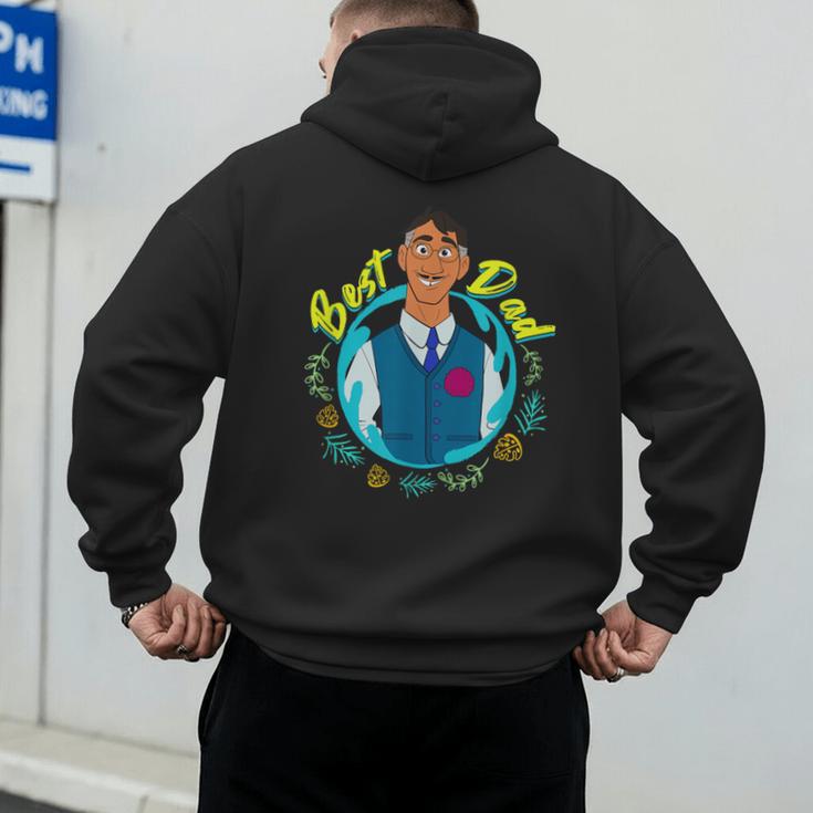 Disney Encanto Agustin Madrigal Best Dad Portrait Small Men's Hoodie Back Print