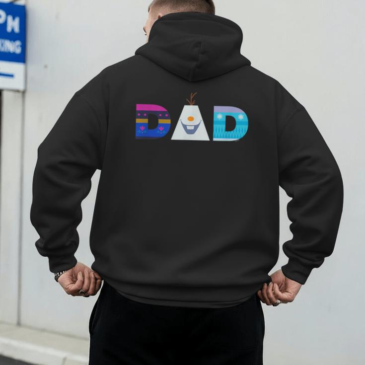 Disney Frozen Elsa Anna Olaf Dad Father's Day Birthday Men's Hoodie Back Print