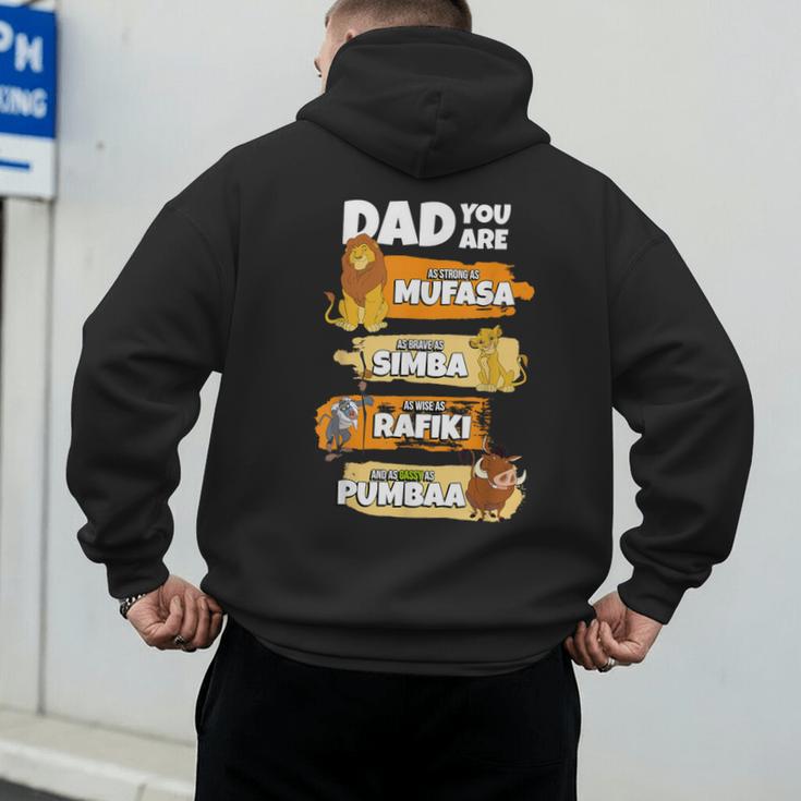 Disney The Lion King Dad You Are Word Stack Men's Hoodie Back Print Disney The Lion King Dad You Are Word Stack Men's Hoodie Back Print