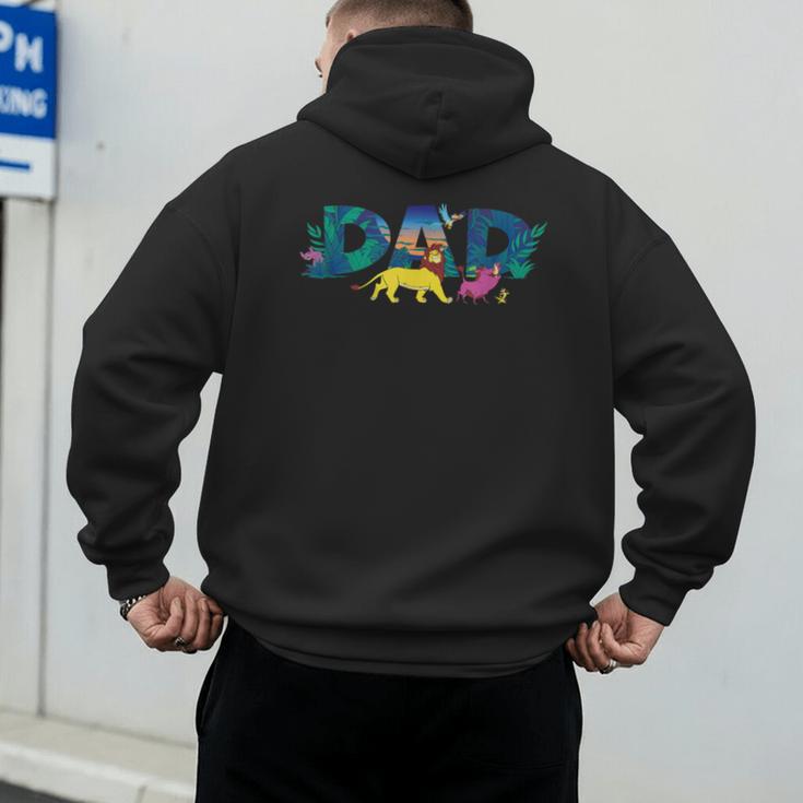 Disney The Lion King Simba & Pals Dad Father's Day Birthday Men's Hoodie Back Print