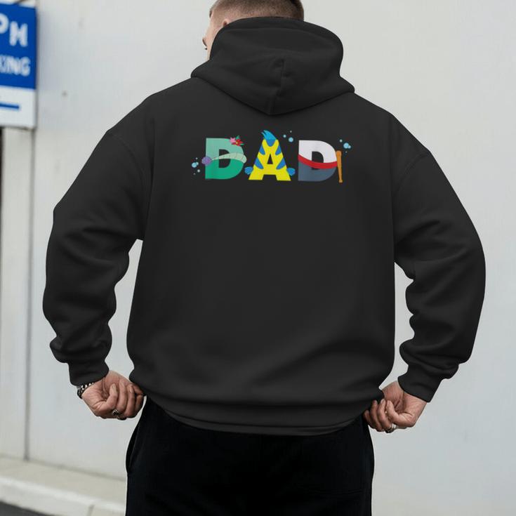 Disney The Little Mermaid Ariel Father’s Day Birthday Dad Men's Hoodie Back Print