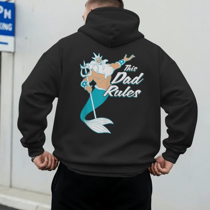 Disney The Little Mermaid King Triton Dad Men's Hoodie Back Print