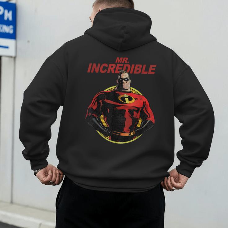 Disney Pixar The Incredibles 2 Mr Incredible Vintage Dad Men's Hoodie Back Print
