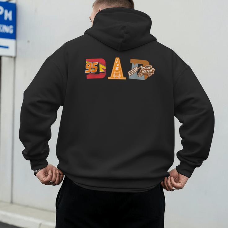 Disney And Pixar’s Cars Cozy Cone Dad Father’s Day Birthday Men's Hoodie Back Print Disney And Pixar’s Cars Cozy Cone Dad Father’s Day Birthday Men's Hoodie Back Print