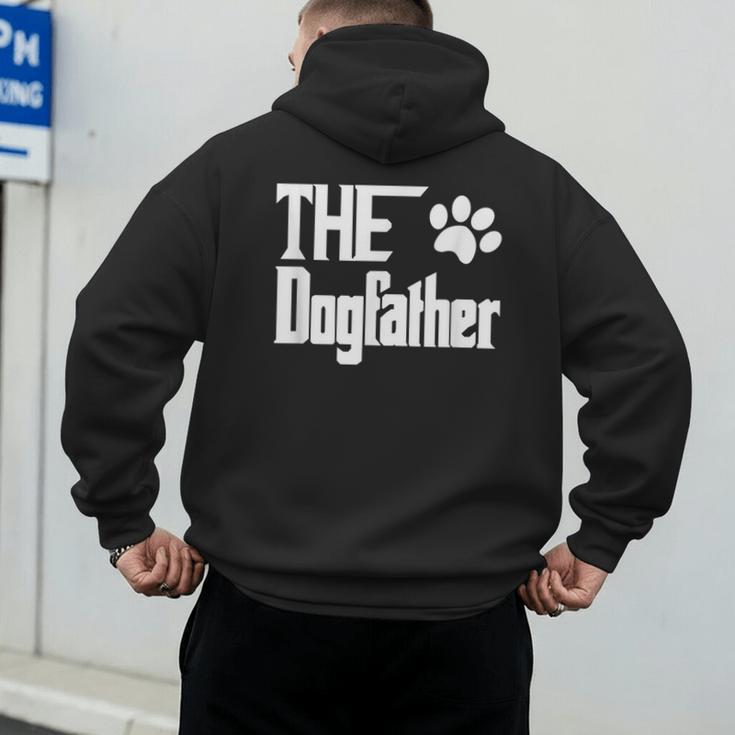 The Dogfather Dog Father Dad Men's Hoodie Back Print