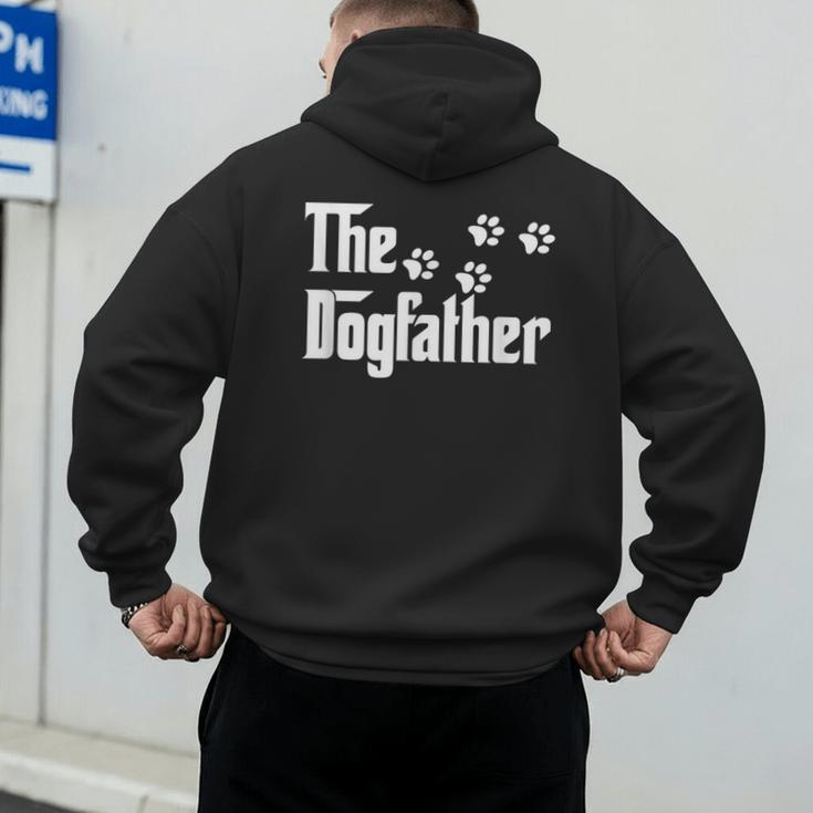 The DogfatherShirt Dad Dog Lover Men's Hoodie Back Print