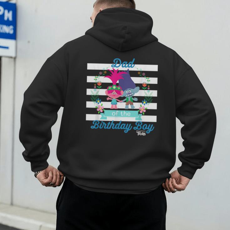 DreamWorks Trolls Dad Of The Birthday Boy Men's Hoodie Back Print DreamWorks Trolls Dad Of The Birthday Boy Men's Hoodie Back Print