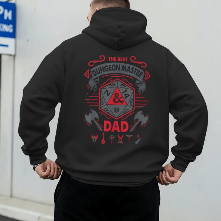 Dungeons & Dragons The Best Dungeon Master Dad Die Logo Men's Hoodie Back Print