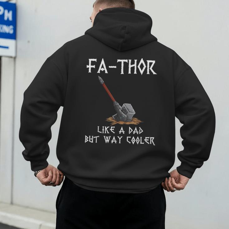 FA-Thor Fathers Day Tshirt Dad Father Men's Hoodie Back Print FA-Thor Fathers Day Tshirt Dad Father Men's Hoodie Back Print