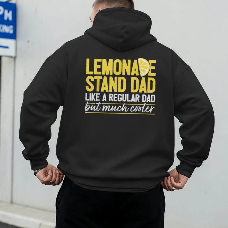 Family Lemonade Stand Dad Men's Hoodie Back Print Family Lemonade Stand Dad Men's Hoodie Back Print
