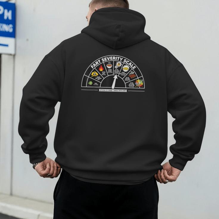 Fart Machine Dad Jokes Farting Humor Men's Hoodie Back Print