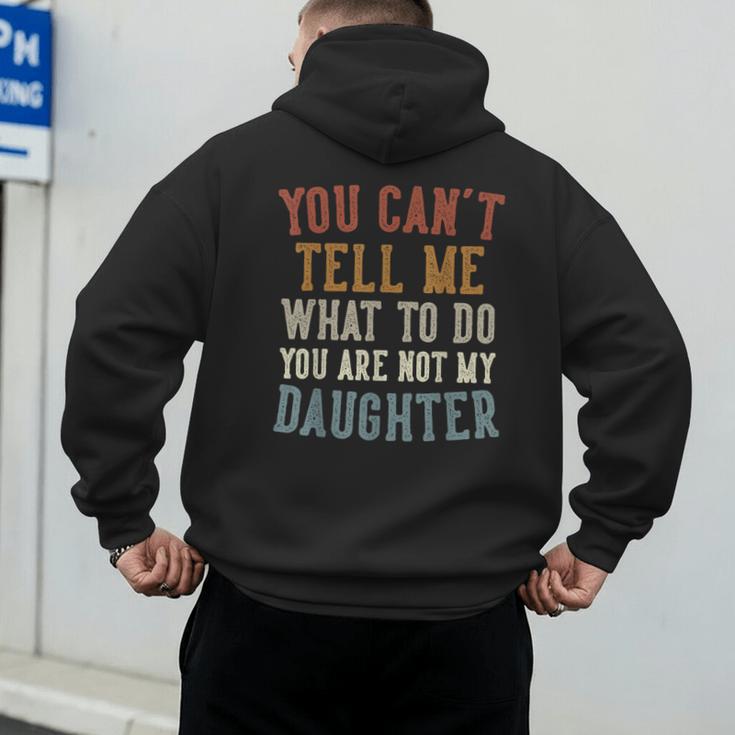 Father's Day Dad From Daughter Daddy Men's Hoodie Back Print