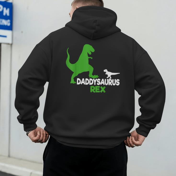 Father's Day Idea Daddysaurus Rex T-Shirt Men's Hoodie Back Print Father's Day Idea Daddysaurus Rex T-Shirt Men's Hoodie Back Print