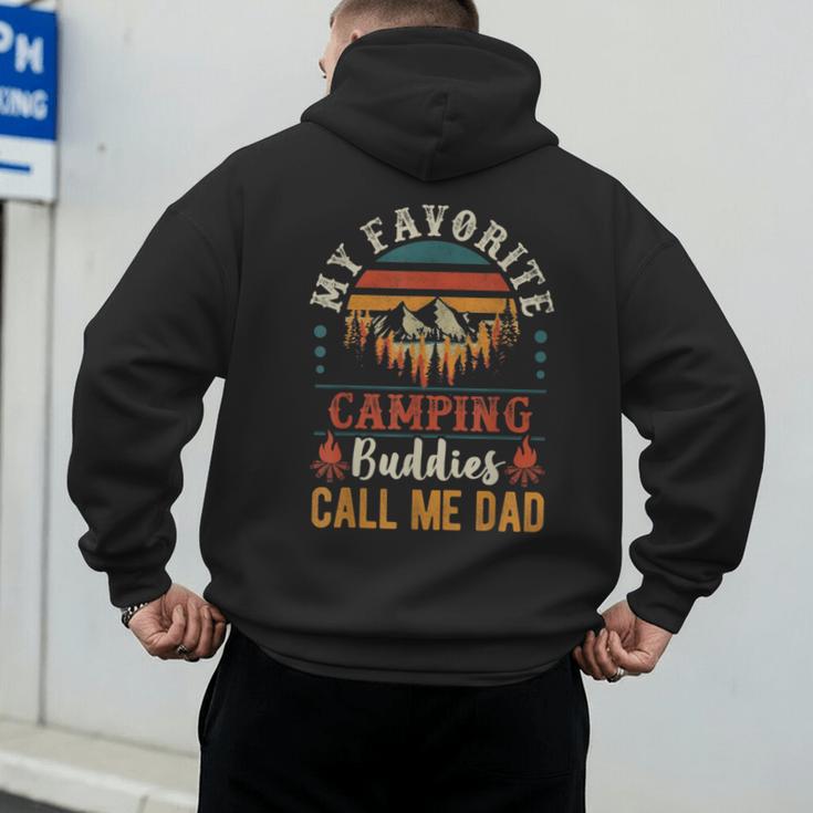 My Favorite Camping Buddies Call Me Dad Father Sayings Men's Hoodie Back Print My Favorite Camping Buddies Call Me Dad Father Sayings Men's Hoodie Back Print