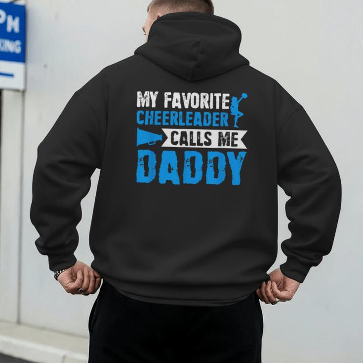 My Favorite Cheerleader Calls Me Daddy Cheer Dad Fathers Day Men's Hoodie Back Print My Favorite Cheerleader Calls Me Daddy Cheer Dad Fathers Day Men's Hoodie Back Print