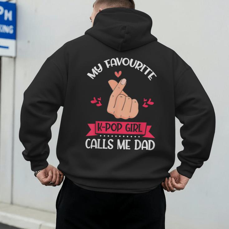 My Favorite K-Pop Girl Calls Me Dad K-Pop Girl Men's Hoodie Back Print
