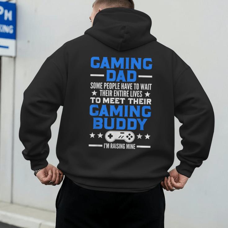 Gamer Video Games Gaming Dad Gaming Men's Hoodie Back Print