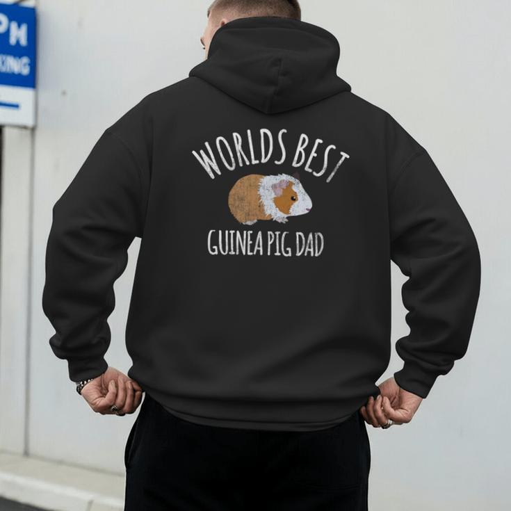 Guinea Pig Apparel Men Boys Worlds Best Guinea Pig Dad Gift Men's Hoodie Back Print