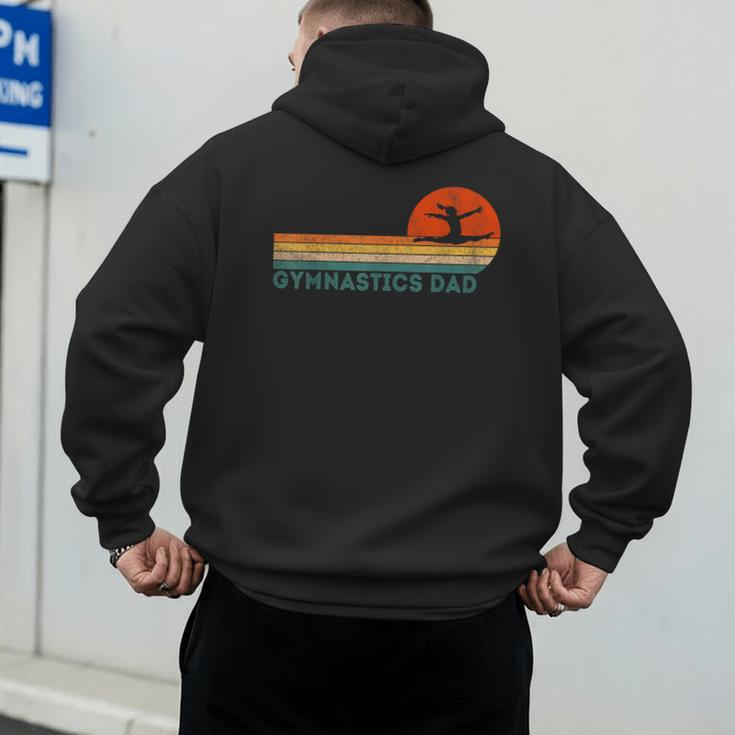 Gymnastics Dad Gymnastics Daughter Gymnast Dad Men's Hoodie Back Print