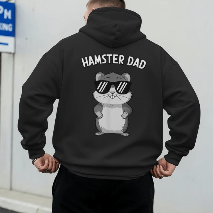 Hamster For Men Dad Boys Animal Hamster Lover Men's Hoodie Back Print