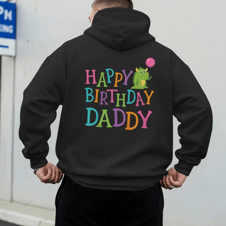 Happy Birthday Daddy Men's Hoodie Back Print