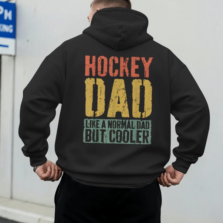 Hockey Dad Shirt Men Fathers Day Hockey Dad Men's Hoodie Back Print