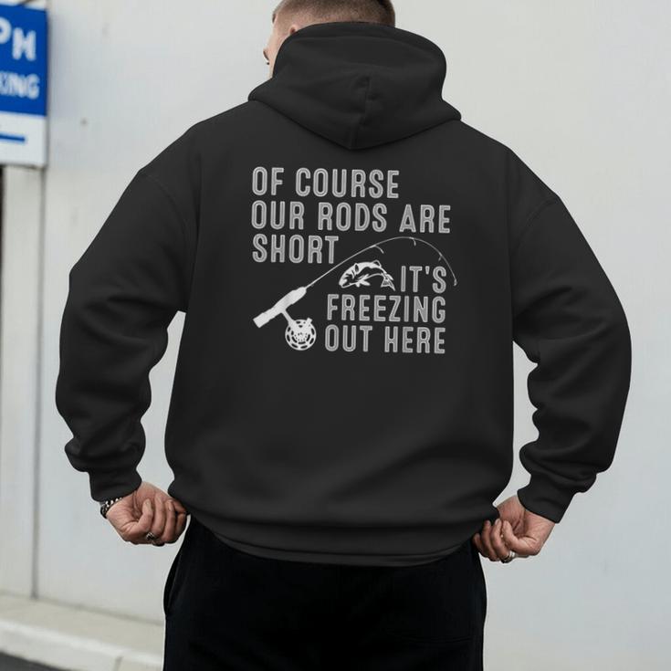Ice Fishing Art For Men Dad Father Ice Fishing Lover Men's Hoodie Back Print Ice Fishing Art For Men Dad Father Ice Fishing Lover Men's Hoodie Back Print