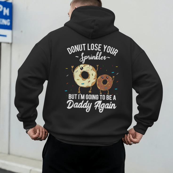 I'm Going To Be a Daddy Again Pregnancy Announcement Quote Men's Hoodie Back Print I'm Going To Be a Daddy Again Pregnancy Announcement Quote Men's Hoodie Back Print