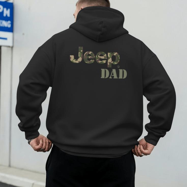 Jeep Dad Officially Licensed Men's Hoodie Back Print