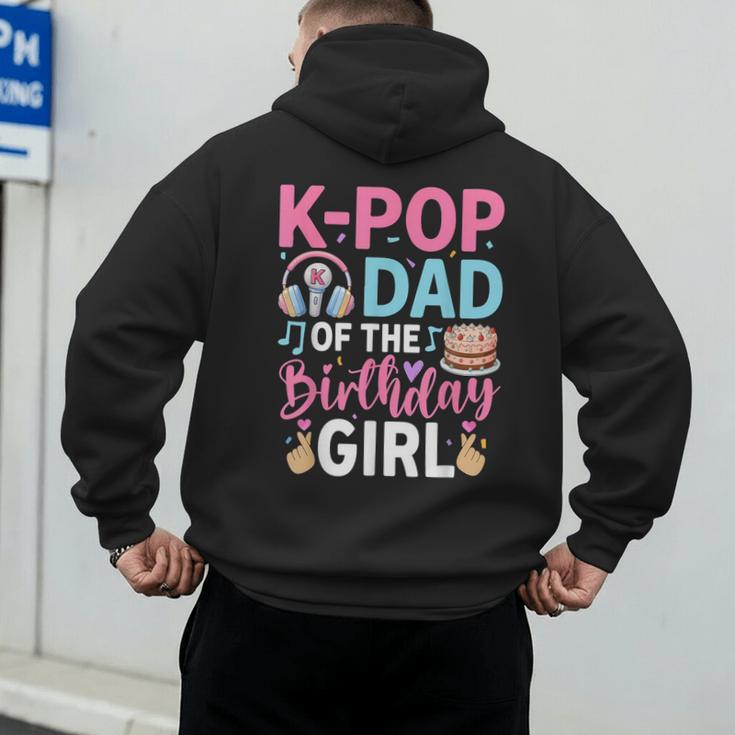 K-Pop Dad Of The Birthday Girl Men's Hoodie Back Print